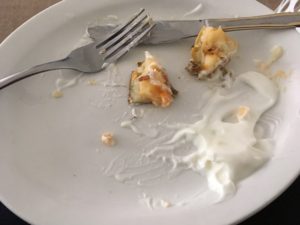 Stuffed Baked Potatoes Served up Hot with a scoop of sour cream